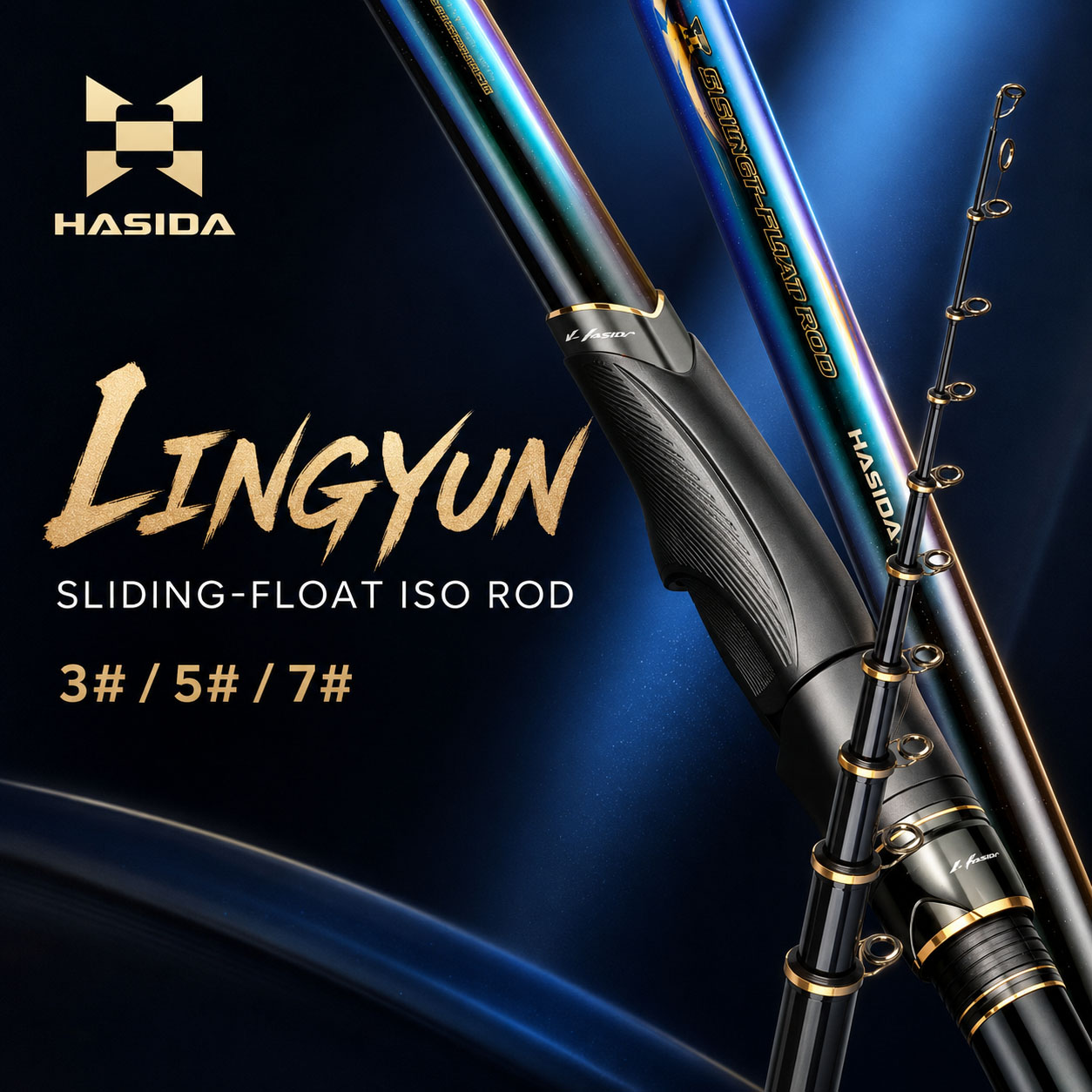 Kastking Reel Zephyr - Wędka HASIDA Ling Yun 40T z