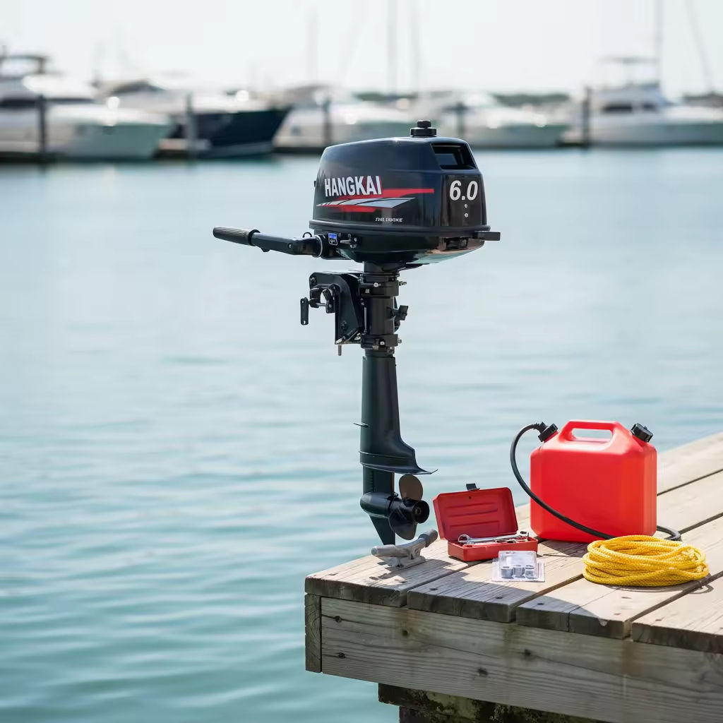 Fishing Boat Outboard Motor - Hurtowe silniki zaburtowe HANGKAI 6HP 2-suwowe