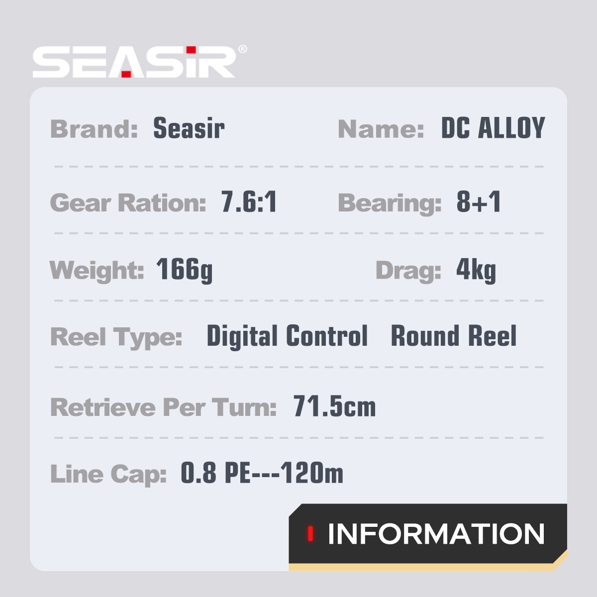 SEASIR DC Alloy Całkowicie Met – Kastking Reel Zephyr recenzja i cena