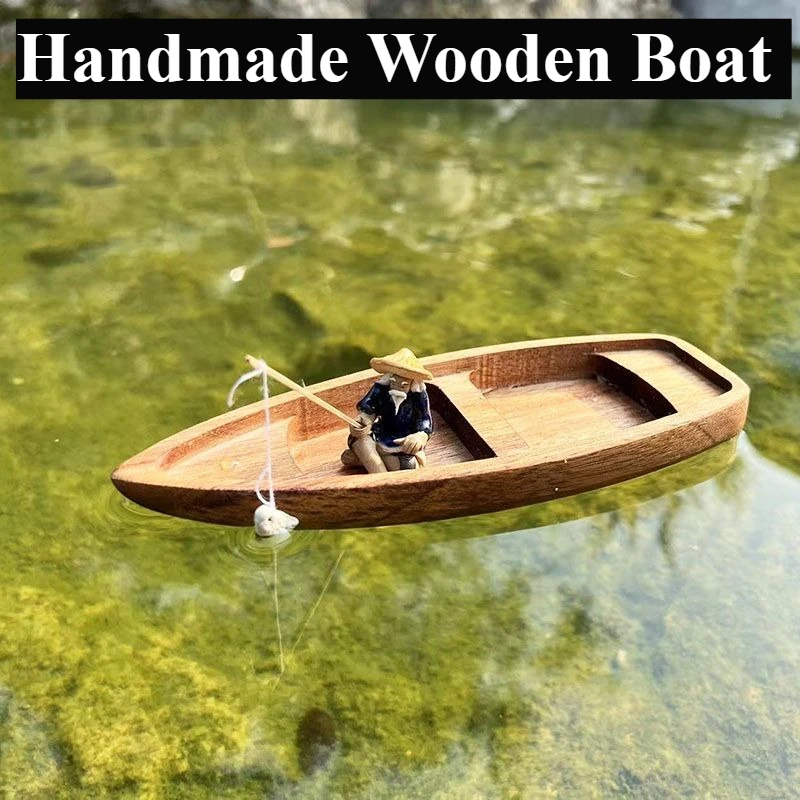 Ręcznie robiona drewniana łódź – Fishing Boat Oar recenzja i cena