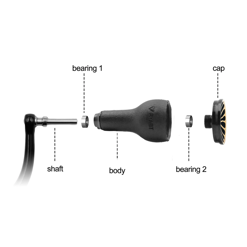 Czarny uchwyt TPE 27mm kompaty – Shimano Reel Stradic recenzja i cena