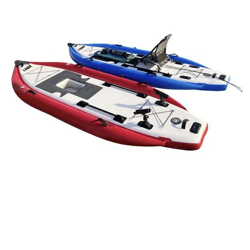 Kajak pedałowy z siateczką na  – Fishing Boat Aluminum recenzja i cena